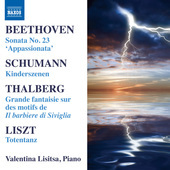 Album artwork for Valentina Lisitsa: Schumann, Beethoven, Thalberg