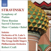 Album artwork for Stravinsky: Symphony of Psalms / Robert Craft