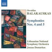 Album artwork for BALAKAUKAS: SYMPHONIES NOS.4 & 5