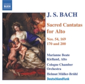Album artwork for BACH, J.S.: SACRED CANTATAS FOR ALTO