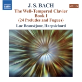 Album artwork for BACH - THE WELL-TEMPERED CLAVIER (BOOK 1)