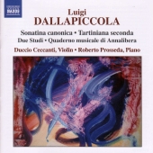 Album artwork for Dallapiccola: COMPLETE WORKS FOR VIOLIN AND PIANO