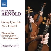Album artwork for Arnold: String Quartets 1 & 2 / Maggini Quartet