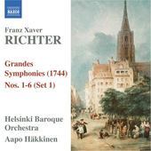 Album artwork for Richter: GRANDES SYMPHONIES (1744) NOS. 1-6