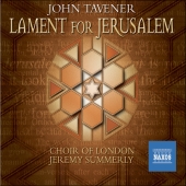 Album artwork for TAVENER : LAMENT FOR JERUSALEM