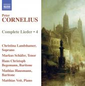 Album artwork for Peter Cornelius: Complete Lieder vol. 4