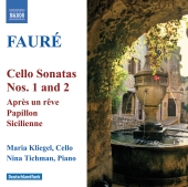 Album artwork for Faure: Cello Sonatas Nos 1 & 2 (Kliegel)