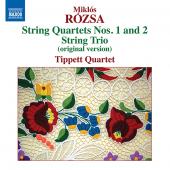 Album artwork for Rozsa: String Quartets no. 1 and 2 / String Trio