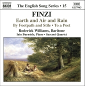 Album artwork for FINZI: EARTH AND AIR AND RAIN