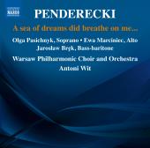 Album artwork for Penderecki: A Sea of Dreams Did Breathe on Me...