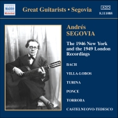 Album artwork for GREAT GUITARISTS - SEGOVIA: THE 1946 NEW YORK AND