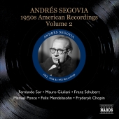 Album artwork for ANDRES SEGOVIA: 1950S AMERICAN RECORDINGS VOL. 2