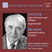 Album artwork for Wagner / Brahms: Koussevitzky