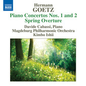 Album artwork for Goetz: Spring Overture and Piano Concertos Nos. 1