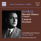 Album artwork for Dvorak: Slavonic Dances / Carnival Overture (Talic