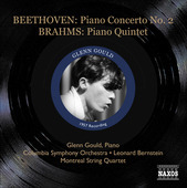 Album artwork for Beethoven: Piano Concerto no. 2 / Brahms: Piano Qu