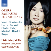 Album artwork for Opera Fantasies for Violin, Vol. 2 / Sohn