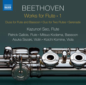 Album artwork for Beethoven: Works for Flute, Vol. 1