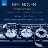 Album artwork for Beethoven: Works for Flute, Vol. 2