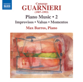 Album artwork for Guarnieri: Piano Music, Vol. 2 - Improvisos, Valsa