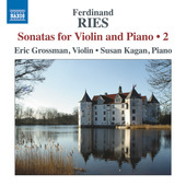 Album artwork for Ries: Sonatas for Violin & Piano, Vol. 2