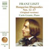 Album artwork for Liszt: Hungarian Rhapsodies, Nos. 12-17 (original
