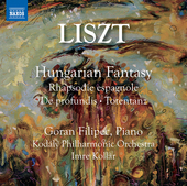 Album artwork for Liszt: Hungarian Fantasy - Rhapsodie espagnole - D