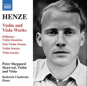 Album artwork for Henze: Violin & Viola Works