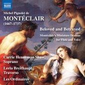 Album artwork for Beloved and Betrayed: Montéclair's miniature dram