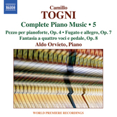 Album artwork for Togni: Complete Piano Music, Vol. 5