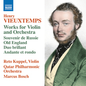 Album artwork for Vieuxtemps: Works for Violin and Orchestra