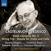 Album artwork for Castelnuovo-Tedesco: Violin Concerto No. 3