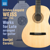 Album artwork for Weiss: Works for Lute (arr. D. Cerovic for guitar)
