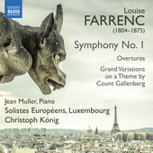 Album artwork for Farrenc: Symphony No. 1 - Overtures - Grand Variat