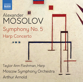 Album artwork for Mosolov: Symphony No. 5 - Harp Concerto