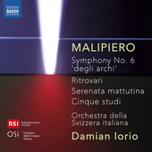 Album artwork for Malipiero: Symphony No. 6 - Ritrovari - Serenata m