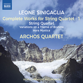 Album artwork for Sinigaglia: Complete Works for String Quartet, Vol