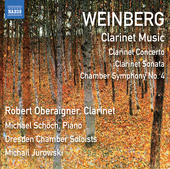 Album artwork for Weinberg: Clarinet Concerto - Clarinet Sonata - Ch