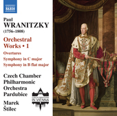 Album artwork for Wranitzky: Orchestral Works, Vol. 1