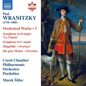 Album artwork for Wranitzky: Orchestral Works, Vol. 3