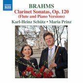 Album artwork for Brahms: Clarinet Sonatas (Flute & Piano Versions)