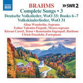 Album artwork for Brahms: Complete Songs, Vol. 3