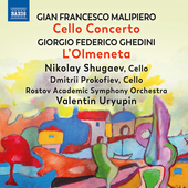 Album artwork for Malipiero - Ghedini - Casella: Works for Cello and