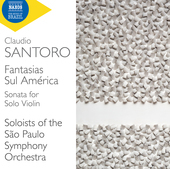 Album artwork for Santoro: Fantasias sul América, Sonata for Solo V