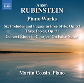 Album artwork for Anton Rubinstein: Six Preludes & Fugues in Free St
