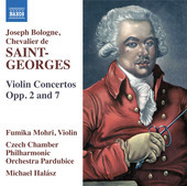 Album artwork for Saint-Georges: Violin Concertos, Opp. 2 & 7
