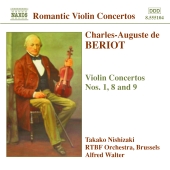 Album artwork for Beriot: Violin Concertos Nos. 1, 8, 9 (Nishizaki)