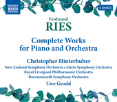 Album artwork for Ries: Complete Works for Piano and Orchestra