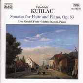 Album artwork for KUHLAU SONATAS FOR FLUTE AND PIANO, OP. 83