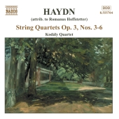Album artwork for Haydn (Hoffstetter): Quartets Op 3, 3-6 / Kodaly